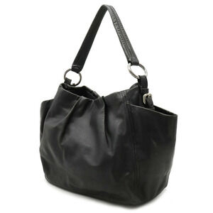 Prada Black Hobo Charm Bag Leather Hobo NERO Black